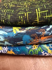 Stoffpaket Jungs, Sweat, Dicke Winterstoffe, Stoffpaket 1