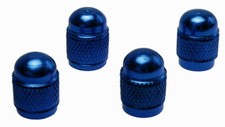 4 x Ventilkappen blau