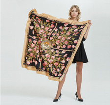 Rosen seidentuch halstuch - rosen,