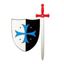 Schild und Schwert aus Holz