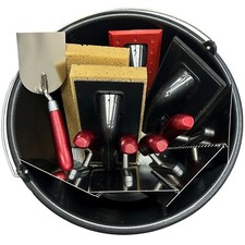 Fliesen Fugbox Handwerkerset Fliesenleger Zahnkellen Baueimer 10teilig CT02_10H