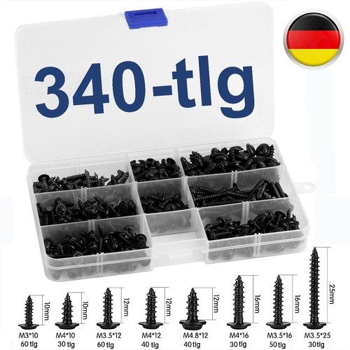 340 tlg blechschrauben - tlg,