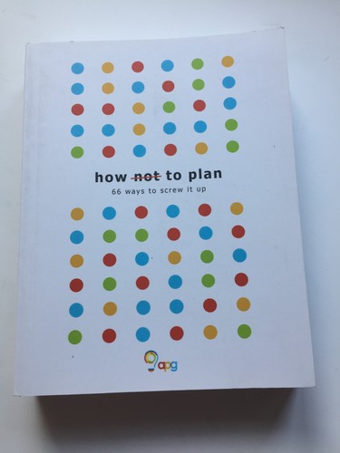 How not plan ways - to,