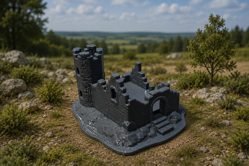 Spur burgruine sehr selten - z,