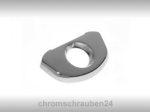 Chrom rosette verdeckdeckel - rosette,