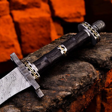 Handgefertigtes Schwert Damaststahl Double Edge Wikingerschwert, Custom Schwe...