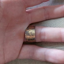 Statement Ring | Multi-Layer Look (Kupfer/Silber/Messing) | Gehämmert, 19mm