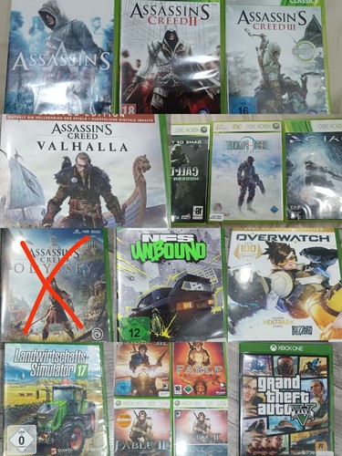 Großes xbox spielepaket - xbox,