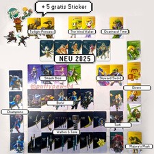 Zelda Amiibo Karten im Großformat [KOMPLETTSET] aller Zelda Spiele