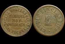 BIERMARKE: BRAUEREI CARL WOLTERS & Co - HERZOGL. HOF-BRAUHAUS BRAUNSCHWEIG.