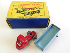 Matchbox Moko Lesney  1-75, No.10A-Mechanical Horse & Trailer-top/B1 Box- SELTEN