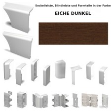 HZ SLF 2000 Sockelleiste Blindleiste Heizungsrohrverkleidung BLF eiche dunkel