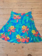 Vintage hawaiian-print skirt -