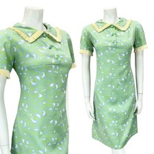 VINTAGE 60ER JAHRE GRÜN BLAU