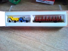 Spur N..ARNOLD..4477..rungenwagen mit 2 LKW.......OVP.....NEUWERTIG