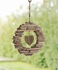 Treibholz Dekohänger Herz im