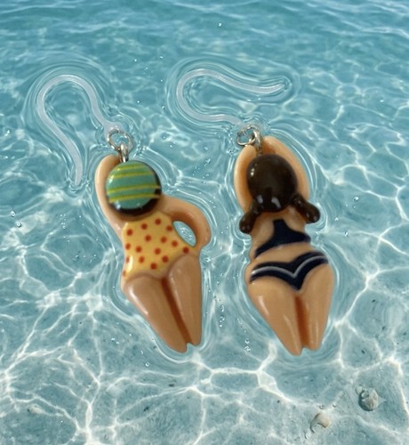 Lustige badefigur schwimmer - badefigur,