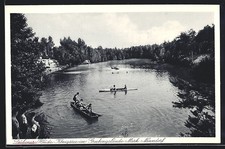 Kemberg, Königssee im Grubengelände Mark Naundorf, Ansichtskarte 