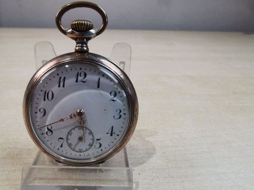 Antike taschenuhr silber t8027 - antike,