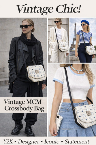 Mcm vintage crossbody tasche - vintage,