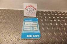 Bedienungsanleitung Buch Fahrerhandbuch Suzuki GSX-R750 90 99011-17C53-022 D/Fr