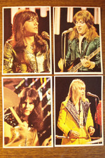 4 Aufkleber Mini-Poster Sweet PANINI POP STARS PICTURE POP BRIAN CONNOLLY SLADE