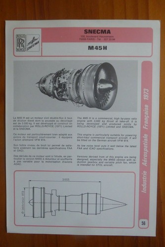 1973 gifas dokument snecma - 1973,