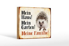 Holzschild tiere 18x12 - 18x12, cm