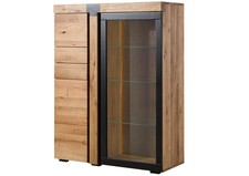 Highboard eiche 110x45x144 - highboard,