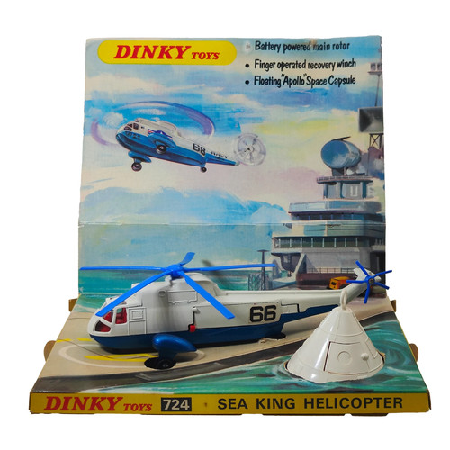 Dinky sea king helicopter - dinky,