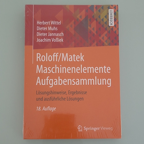 Roloff matek maschinenelemente - roloff/matek,
