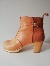 Swedish Hasbeens Boots MODELL: JODHPUR, Gr. 39, Natur, Gebraucht