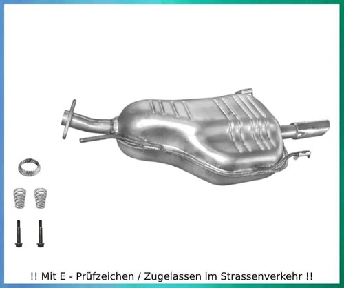 Endschalldämpfetr für opel - endschalldämpfetr,