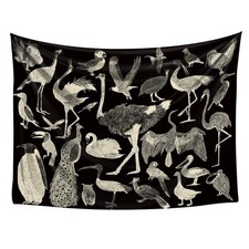 Vögel wandteppich vers - vögel, |