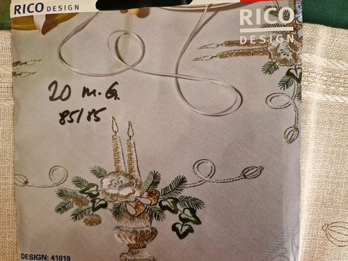 Weihnachts mitteldecke 80 - 80, x