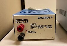 Voltcraft, 100W Spannungswandler, Eingang 24V, unbenutzt