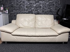 Ledersofas in Beige – 2