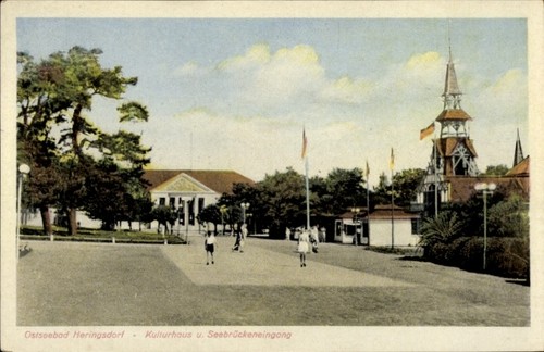Ostseebad heringsdorf auf - ak,