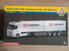 Italieri 3865 MB Actros mit Container-Trailer DB Schenker 1:24 ungebaut 