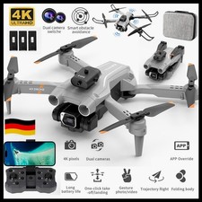 RC Drone 4K HD Wide Angle Camera WIFI FPV Drone Dual Camera Quadcopter + 3 Akkus