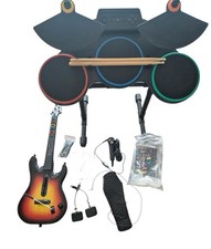 Playstation 3 PS3 Guitar Hero Band Hero Schlagzeug + Gitarre | ✅