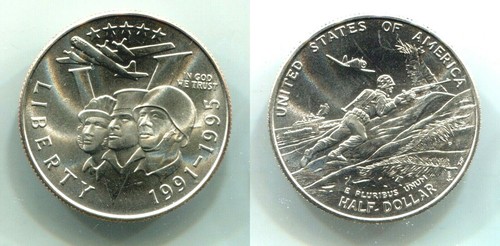 Half dollar 1995 50 - dollar, "50
