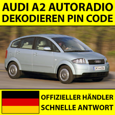 ✅AUDI A2 RADIO DEKODIEREN PIN CODE NAVIGATION RNS-E CHORUS CONCERT SYMPHONY✅