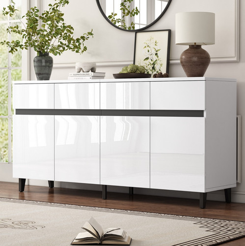 Moderner hochglanz sideboard - moderner, hochglanz-sideboard