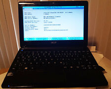Notebook Acer Aspire One Schwarz ohne Netzteil Total Memory 2GB