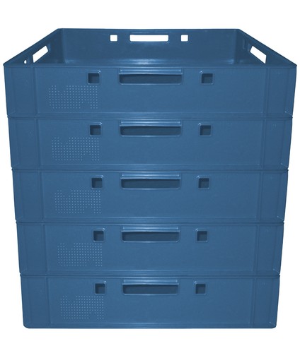 Stück blaue metzgerkisten - 5,