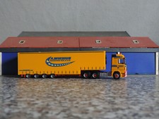 Herpa 1:87 - MB Actros MP 2 LH 7-achs Jumbogardinenplanensattelzug - "Wirzius"