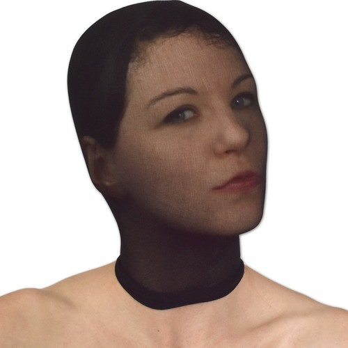 Transparente nylon maske - transparente,