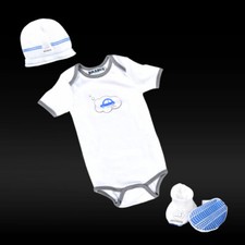 BRABUS BABY-SET 3-TLG. WEISS