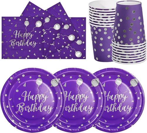 Lila silberpunkte geburtstag - silberpunkte,